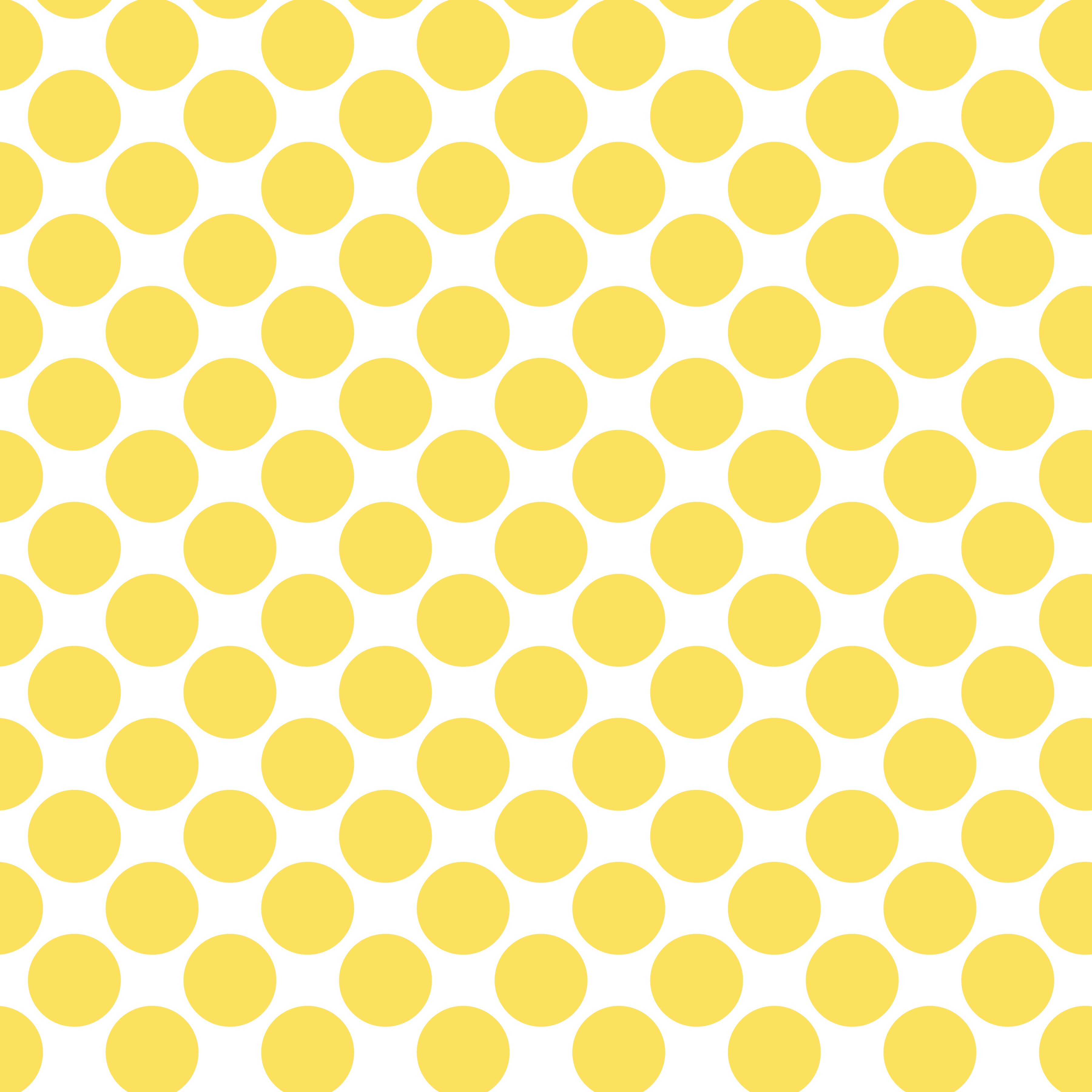 Polka Dot 1 cm Beyaz - Altuni Sarı Puantiye Dekoratif Baskı Kumaş