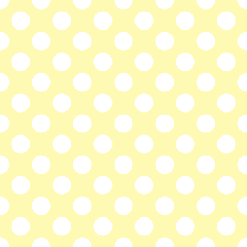 Polka Dot 1 cm Altın Filizi Sarısı - Beyaz Puantiye Dekoratif Baskı Kumaş