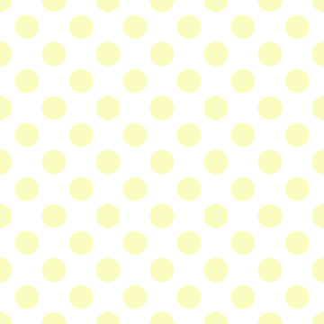 Polka Dot 1 cm Beyaz - Altın Filizi Sarısı Puantiye Dekoratif Baskı Kumaş