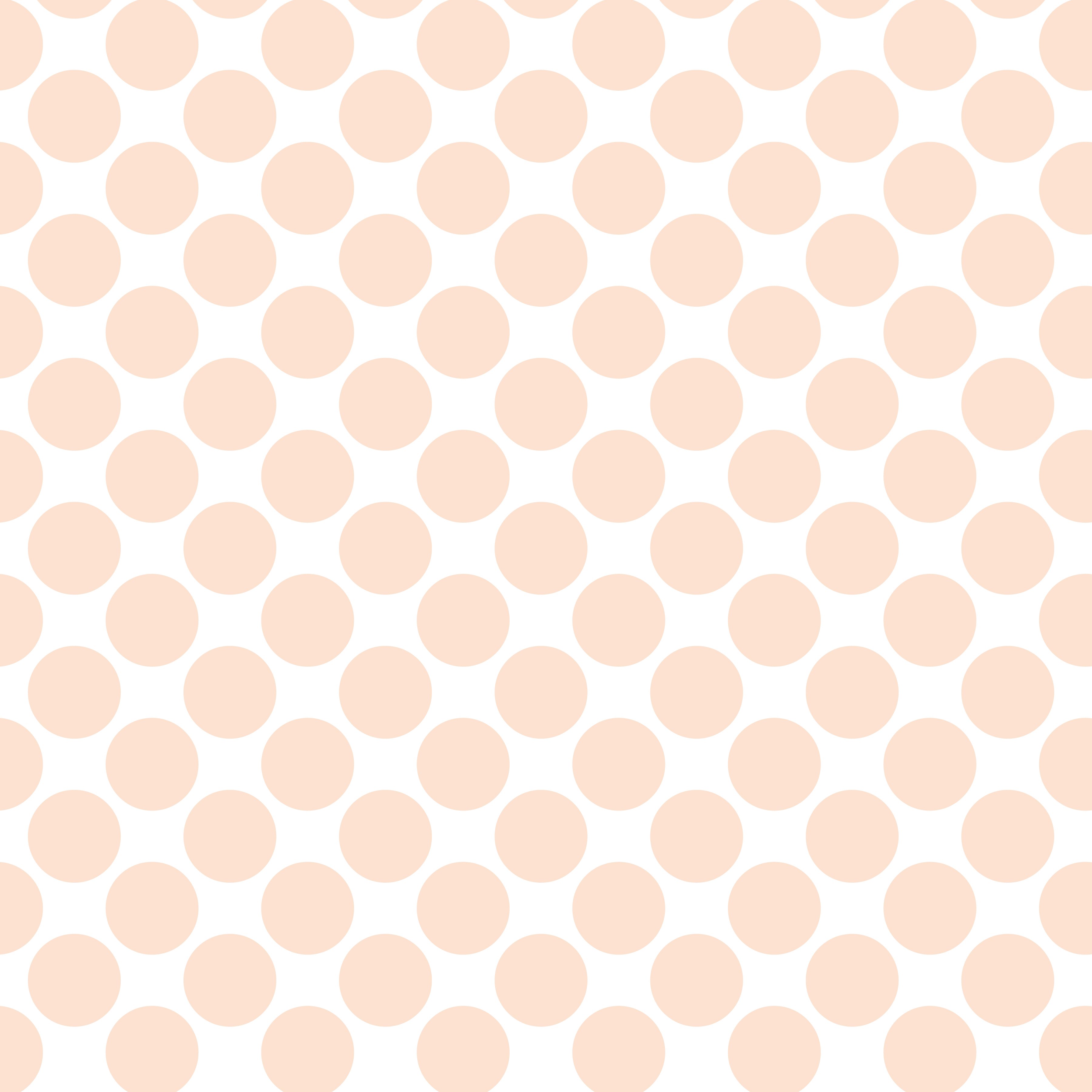 Polka Dot 1 cm Beyaz - Beyazlatılmış Badem Puantiye Dekoratif Baskı Kumaş