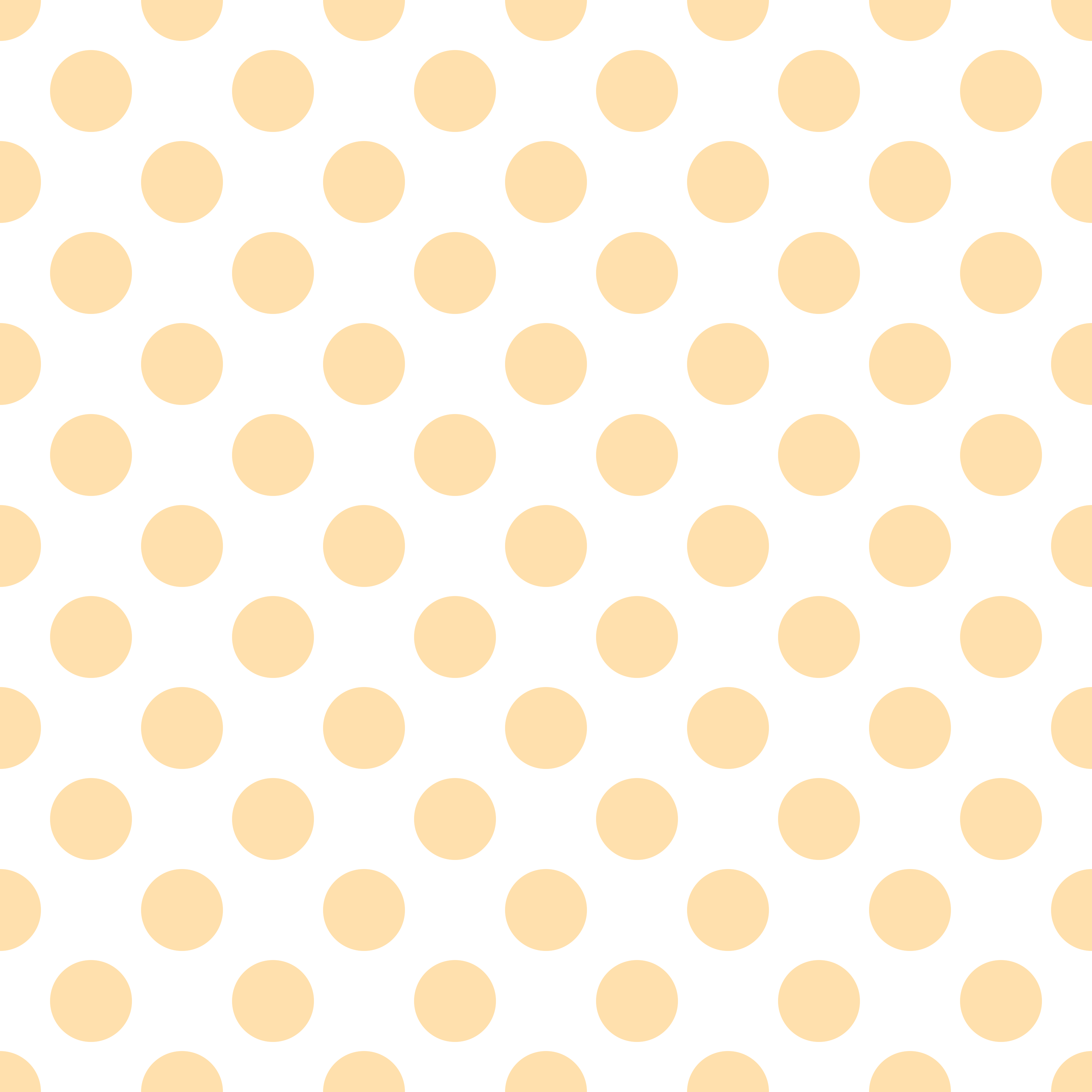 Polka Dot 1 cm Beyaz - Bisküvi Puantiye Dekoratif Baskı Kumaş