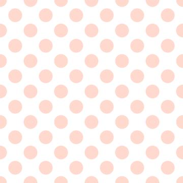 Polka Dot 1 cm Beyaz - Papaya Puantiye Dekoratif Baskı Kumaş