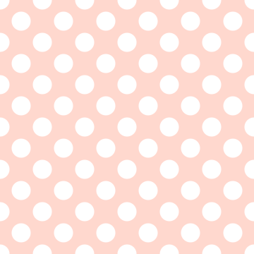 Polka Dot 1 cm Papaya - Beyaz Puantiye Dekoratif Baskı Kumaş