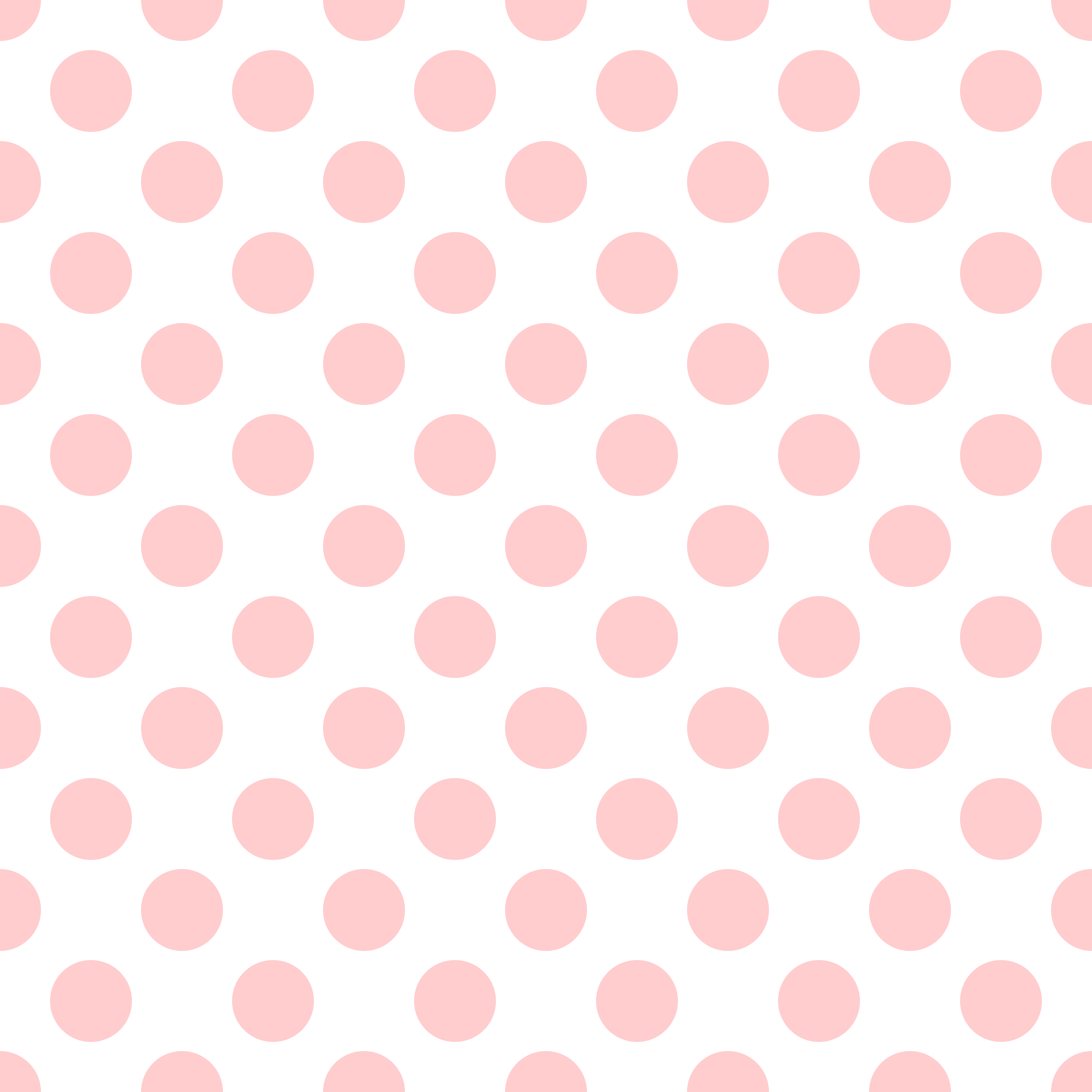 Polka Dot 1 cm Beyaz - Puslu Gül Puantiye Dekoratif Baskı Kumaş
