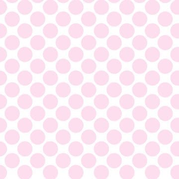 Polka Dot 1 cm Beyaz - Fransız Gül Pembe Puantiye Dekoratif Baskı Kumaş