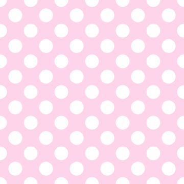 Polka Dot 1 cm Şirin Pembe - Beyaz Puantiye Dekoratif Baskı Kumaş