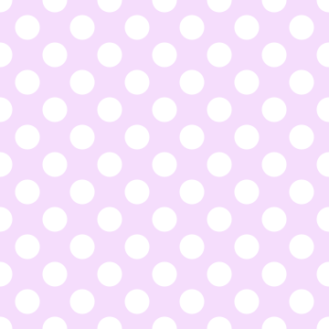 Polka Dot 1 cm Lavender-Beyaz Puantiye Dekoratif Baskı Kumaş