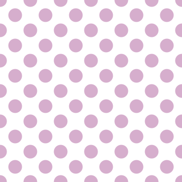 Polka Dot 1 cm Beyaz - Lila Puantiye Dekoratif Baskı Kumaş