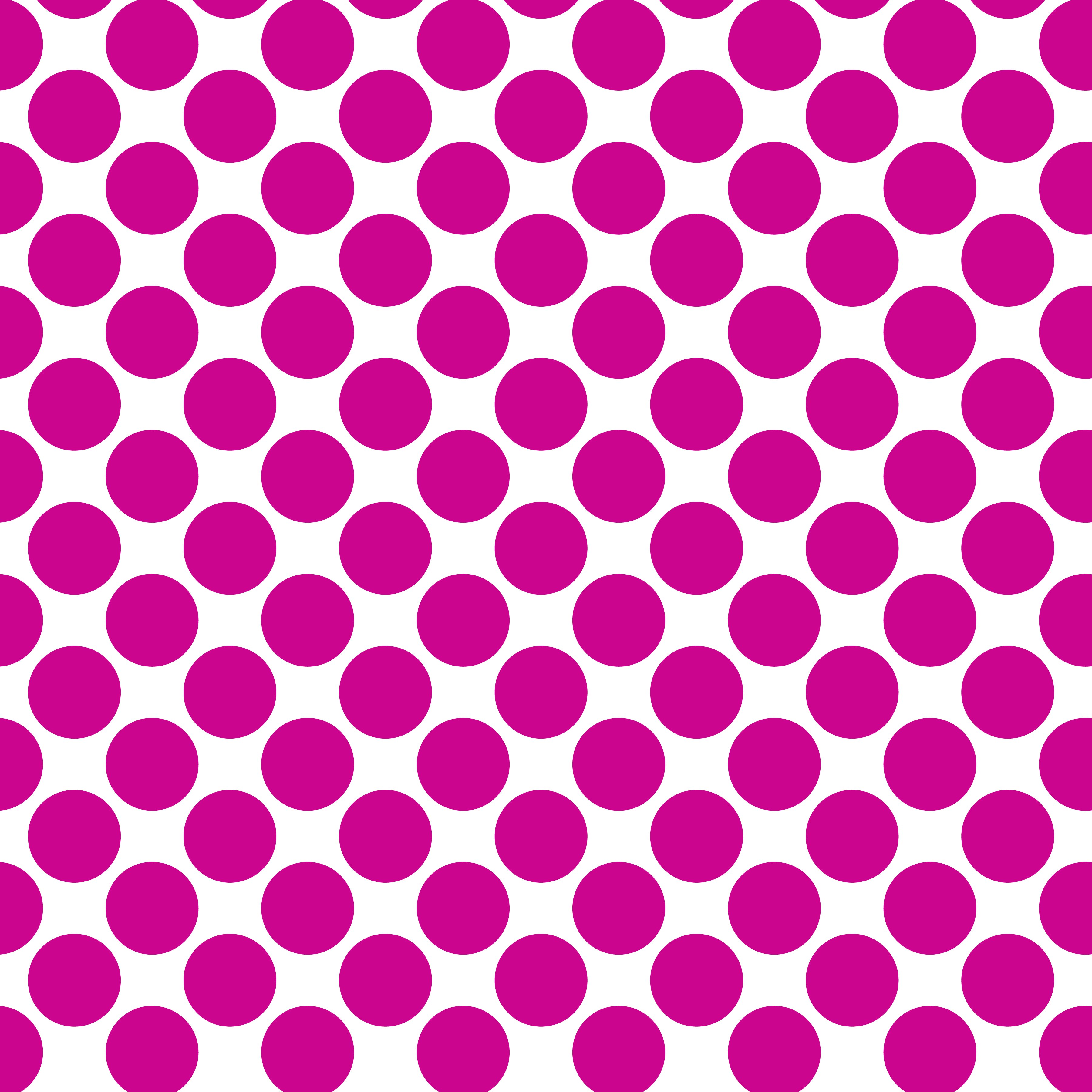Polka Dot 1 cm Beyaz - Kırmızı Menekşe Puantiye Dekoratif Baskı Kumaş