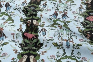 William Morris Koleksiyonu-Masalsı Orman Hayvanları ve Çiçekleri
