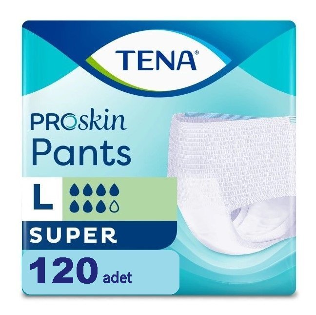 Tena 7 Damla Büyük Boy L Süper Emici Külot 120 Adet
