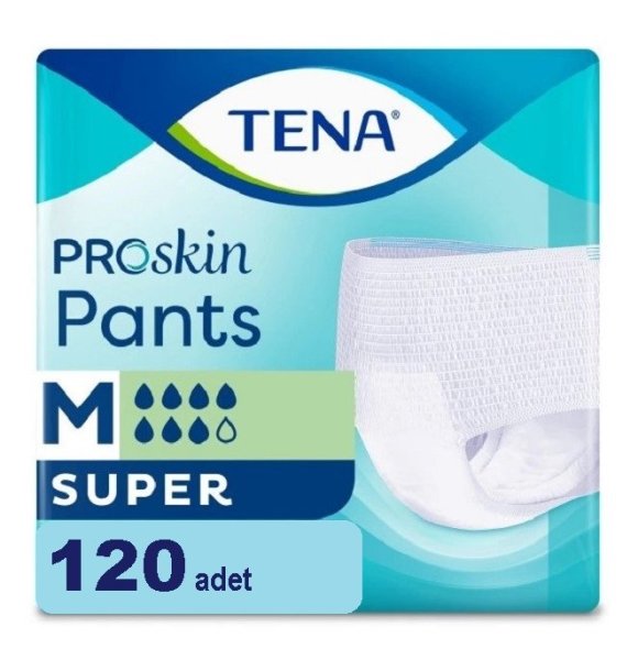 Tena 7 Damla Orta Boy M Süper Emici Külot 120 Adet