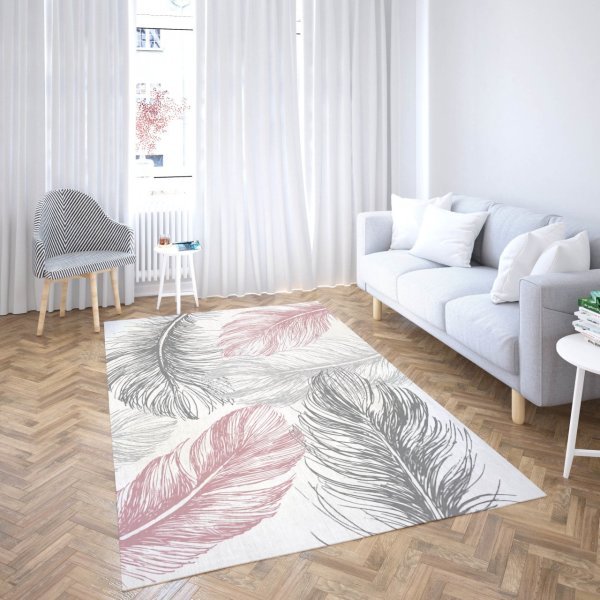 Digital Printing Living Room Carpet Leaves