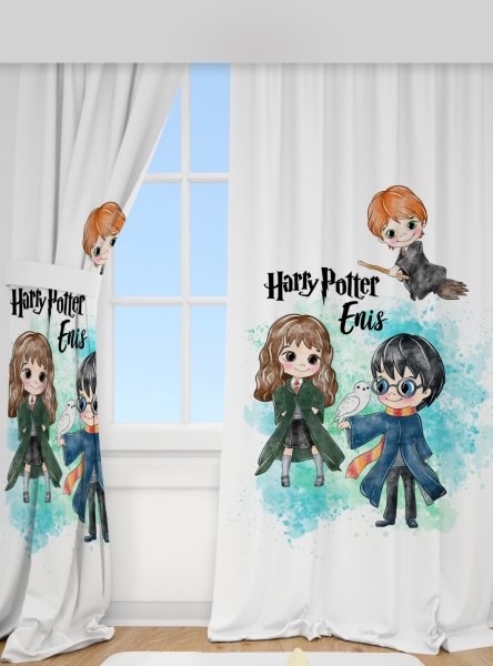 Custom Printed Backdrop Curtain Harry Potter