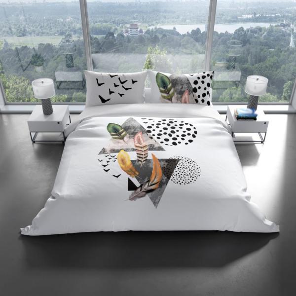 Personalized Double Duvet Cover Set with 4 Pillowcases