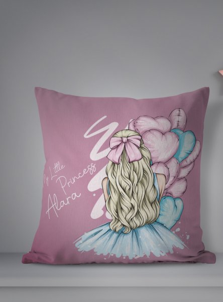 Personalized Double-Sided Square Throw Pillow Cover