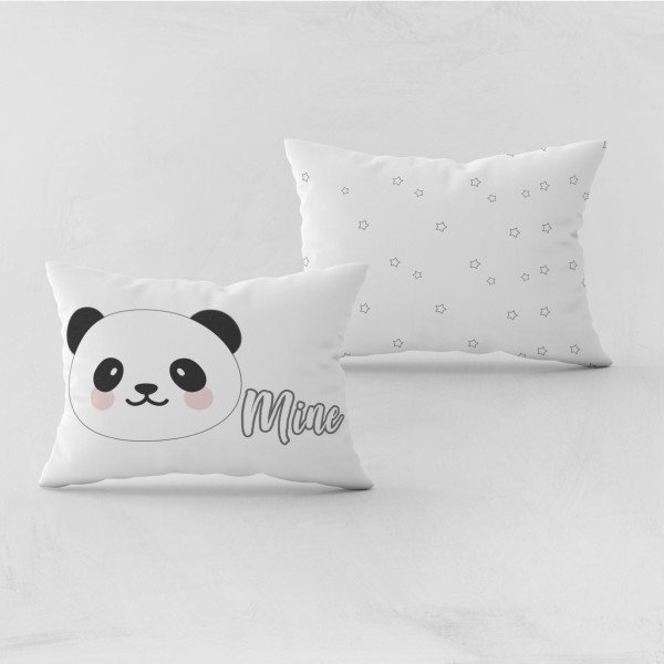 Personalisierter Babykissenbezug Panda