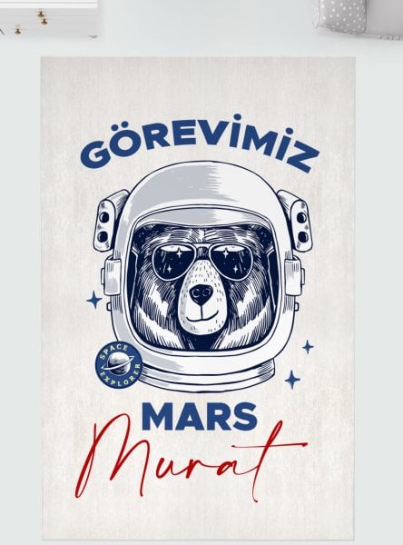 Kişiye Özel Dijital Baskı Halı Mars