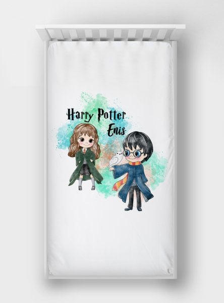 Digital Printed Single Size Fitted Sheet Harry Potter