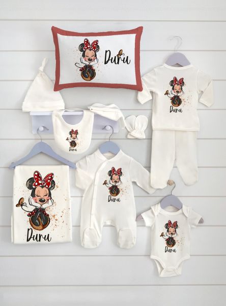 Personalisierte 10 Stück Organic Hospital Outlet Minnie Mouse