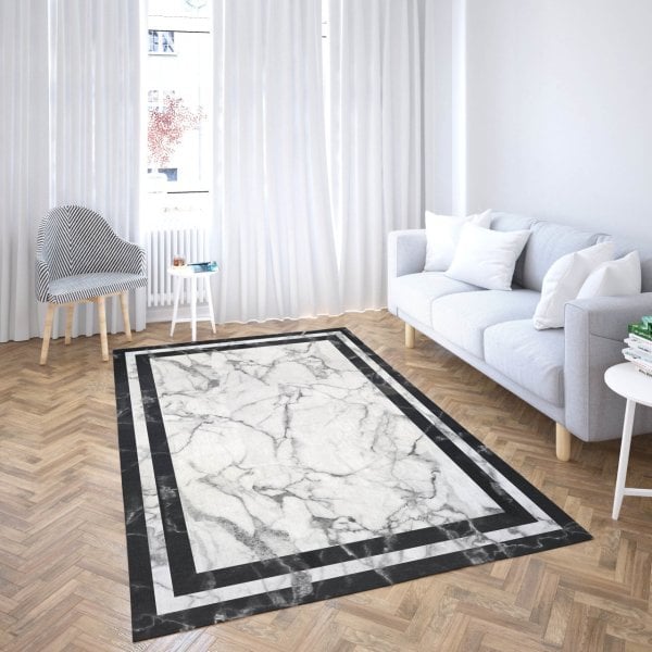 Digital Printing Living Room Carpet Marble