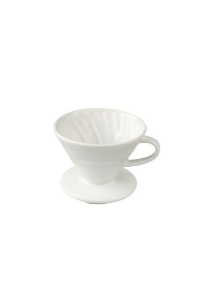 Black Goat V60 02 Seramik Dripper - Beyaz