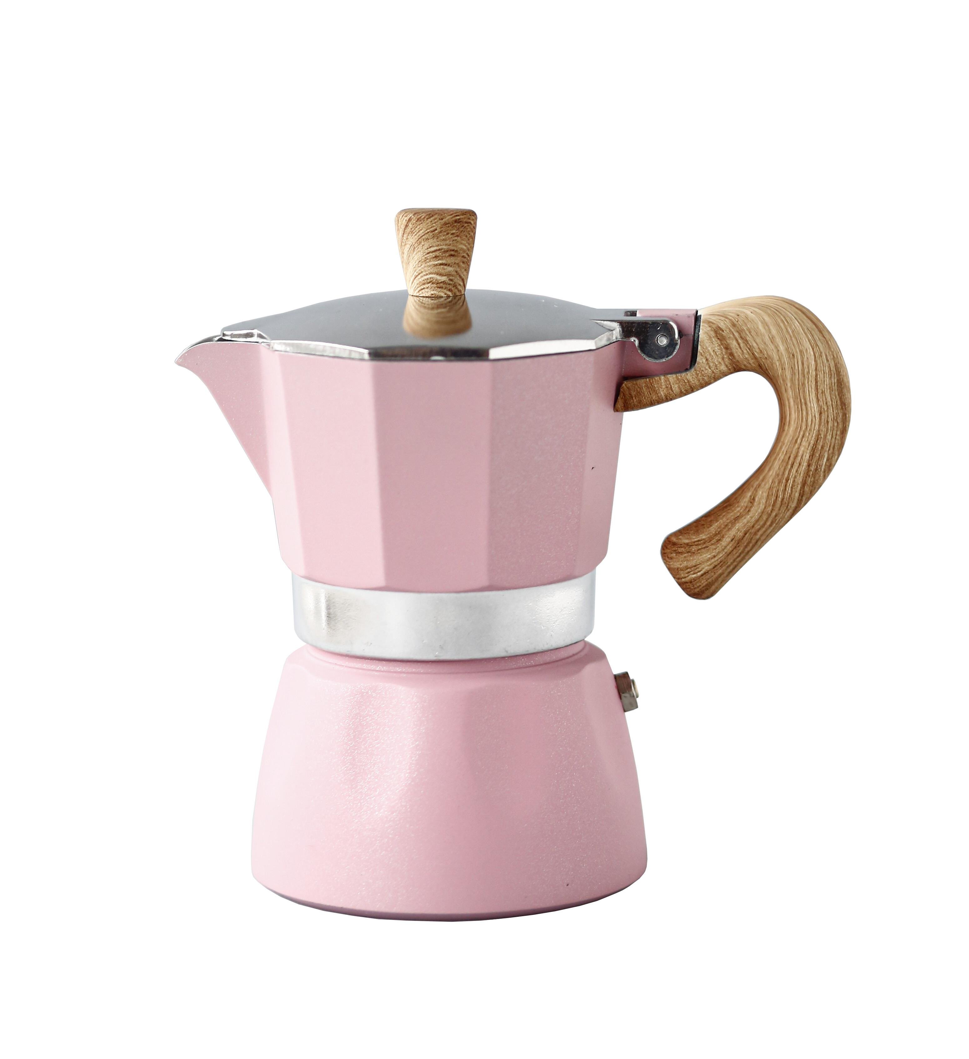 Black Goat 3 Cup Moka Pot - Pembe