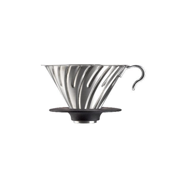 Hario V60 02 Metal Dripper - Hario V60 02 Paslanmaz Çelik Dripper (Gümüş Gri)