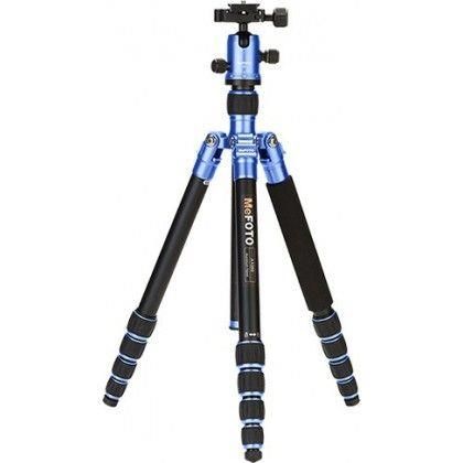 MeFOTO C1350Q1B RoadTrip Carbon Fiber Travel Tripod Kit(Blue)