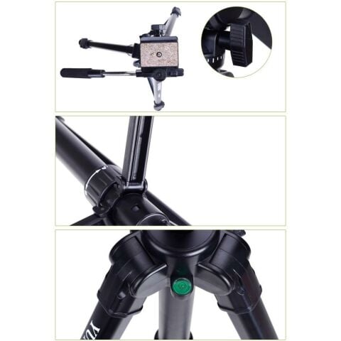 Yunteng VCT-999 Profesyonel Tripod Hidrolik Kafa