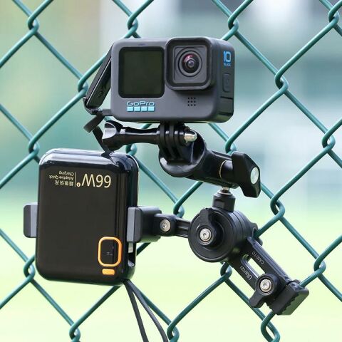 Ulanzi CM010 Aksiyon Kamera ve Cep Telefonu için Futbol Halısaha Tel Montaj Aparatı