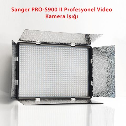 Sanger PRO-S900 II Profesyonel Video Kamera Işığı + Ayak