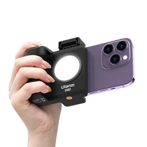 Ulanzi CG02 CapGrip Telefon Kamera Işıklı Deklanşörlü Grip