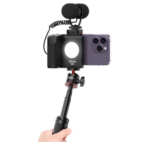 Ulanzi CG02 CapGrip Telefon Kamera Işıklı Deklanşörlü Grip