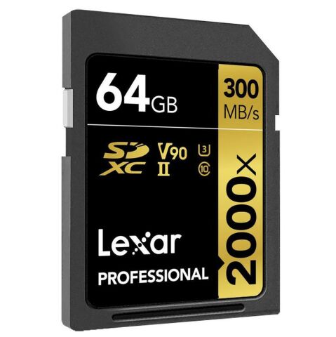 Lexar Professional 64GB 300mb/s SDXC Hafıza Kartı