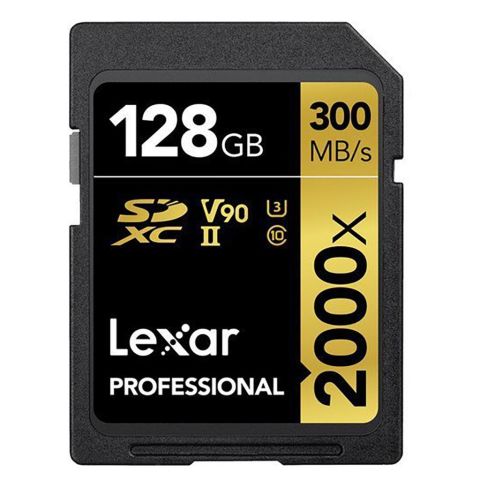 Lexar Professional 128GB 300mb/s SDXC Hafıza Kartı