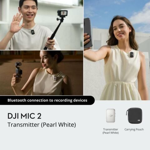 DJI Mic 2 Transmitter (Pearl White)