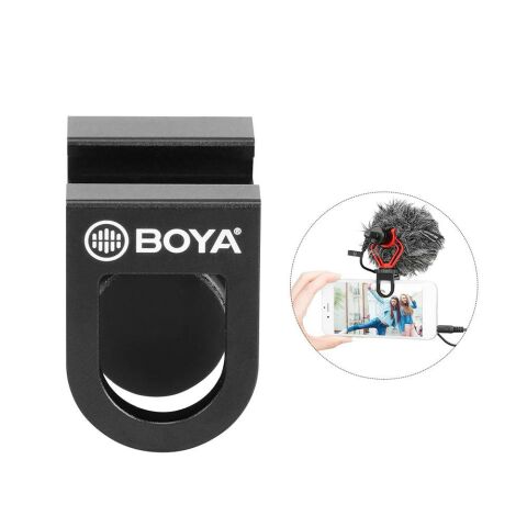 Boya BY-C12 Telefon Mini Aksesuar Bağlantı Aparatı