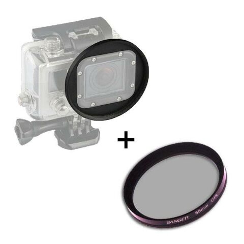 Gopro Dive Housing İçin 58mm CPL Filtre