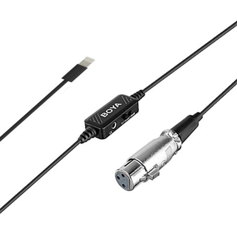 Boya BY-BCA7 XLR Mikrofon Iphone Bağlantı Kablosu