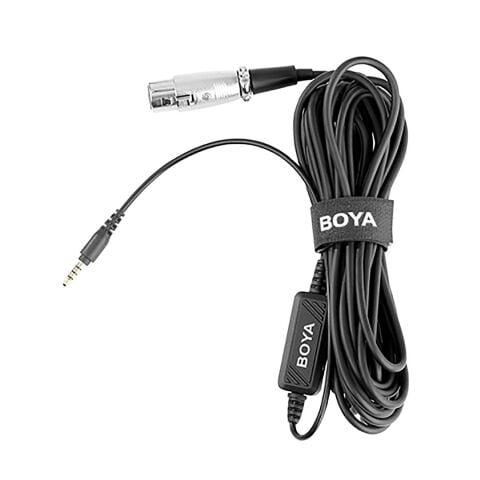 Boya BY-BCA6 XLR Mikrofon Telefon Bağlantı Kablosu