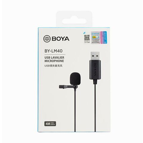 Boya BY-LM40 Dijital USB Yaka Mikrofonu