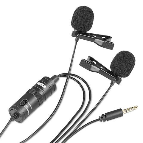 Boya BY-M1DM Çok Yönlü İkili Yaka Mikrofonu