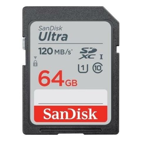 SANDISK Ultra 64GB 120mb/s SDXC Hafıza Kartı