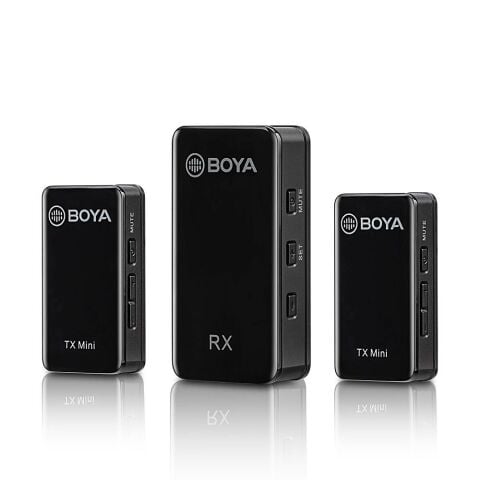 Boya BY-XM6-S2 Mini Kablosuz İkili Yaka Mikrofonu