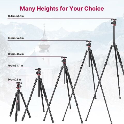 Ulanzi MT-51 Katlanabilir Çok Fonksiyonlu Alüminyum Tripod