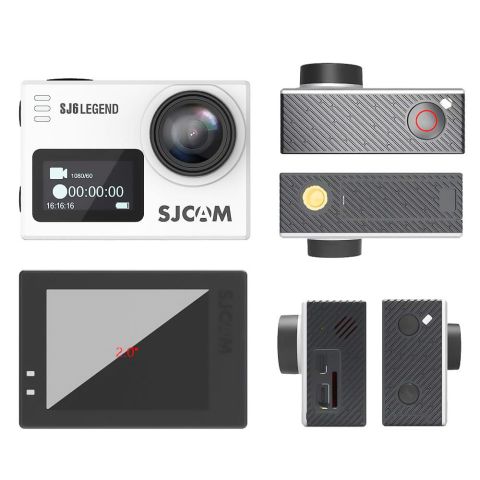 SJCAM SJ6 Legend Wi-Fi 4K Aksiyon Kamerası Gümüş