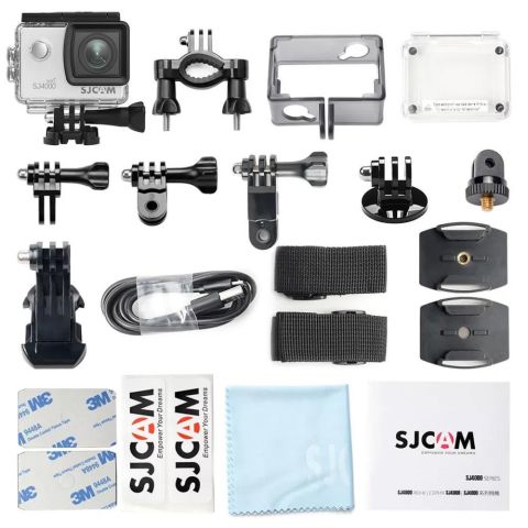 SJCAM SJ4000 Air 4K Wifi Aksiyon Kamerası Gümüş