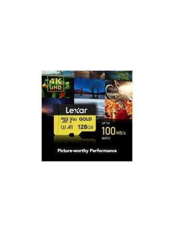 Lexar Professional 128GB 280 MB/s Gold Micro SD Hafıza Kartı