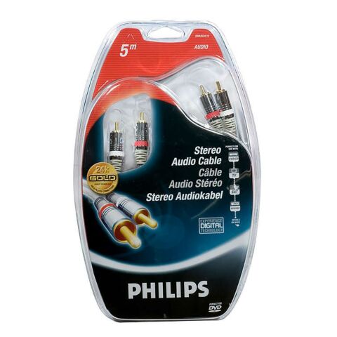 Philips SWA3524/10 2RCA Stereo Ses Kablosu 5m